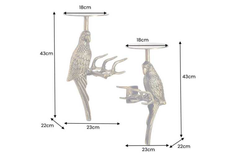 AURIGA - 23CM VÄGGHÄNGD KAPPKROK