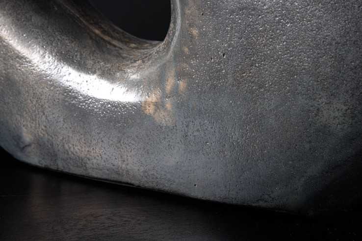  MÖRKT GRÅ METALL HANDGJORD
