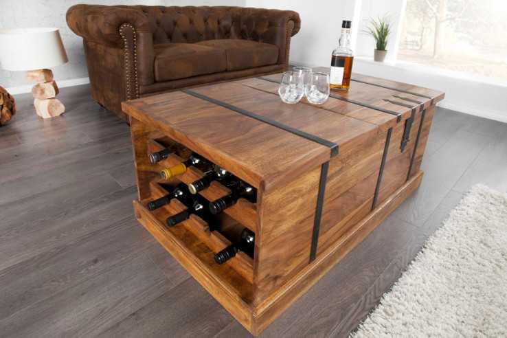Couchtisch Hausbar Bodega 100cm Sheesham