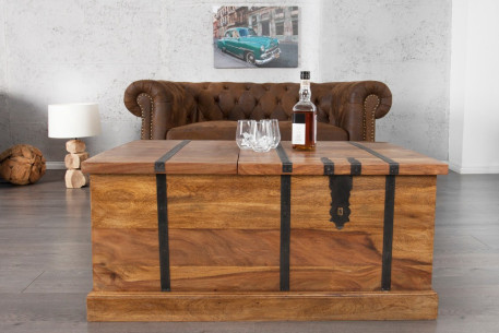 Couchtisch Hausbar Bodega 100cm Sheesham 2