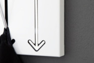 VIT METALL MED 3 KROKAR