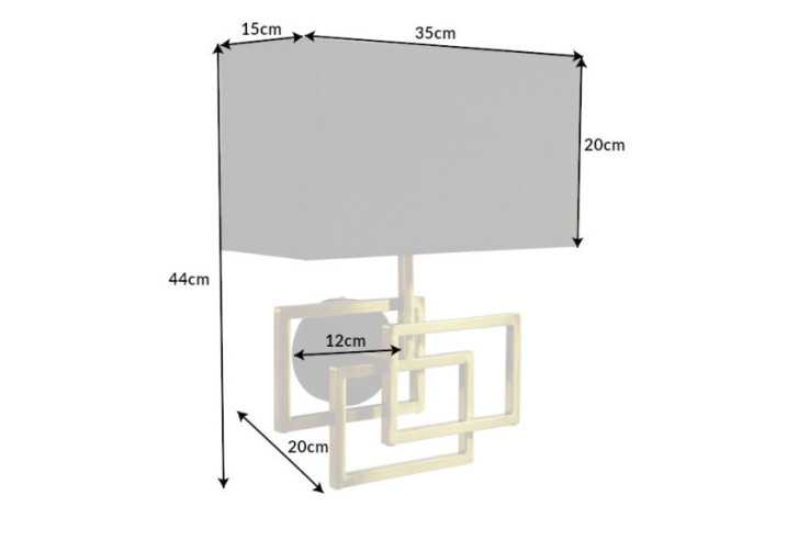 AURIGA - 35CM VÄGGLAMPA