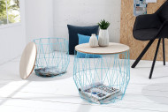 Couchtisch Storage 2er Set blau