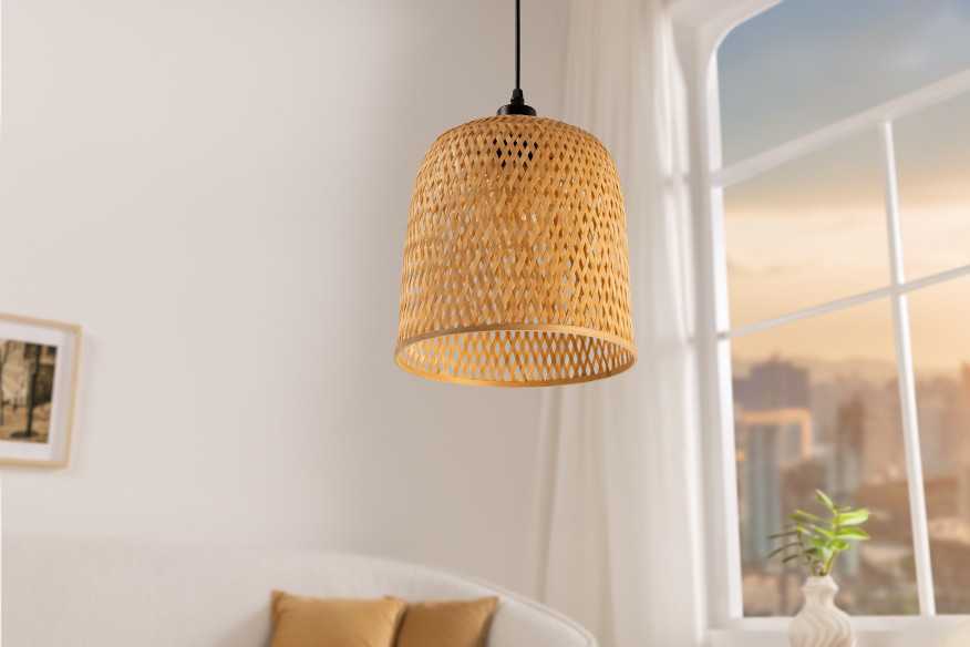  NATURLIG BAMBU & SVART DETALJ