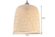  NATURLIG BAMBU & SVART DETALJ