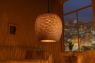 NATURLIG BAMBU & SVART DETALJ