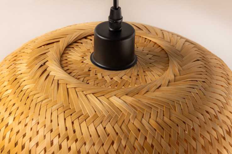  NATURLIG BAMBU & SVART DETALJ
