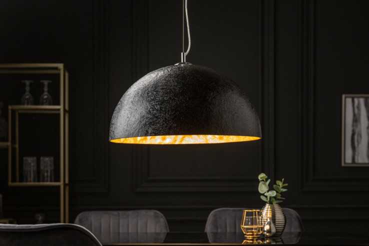 SVART GLASFIBER MED GULD