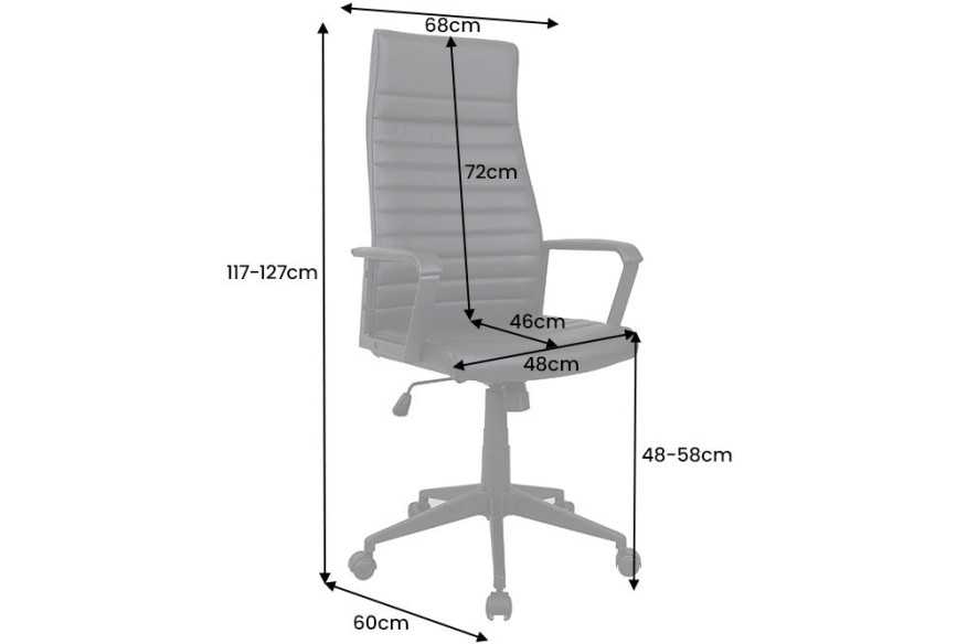 RIGEL - 68CM KONTORSSTOL