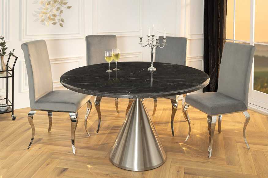  SVART MARMORLOOK & KROM