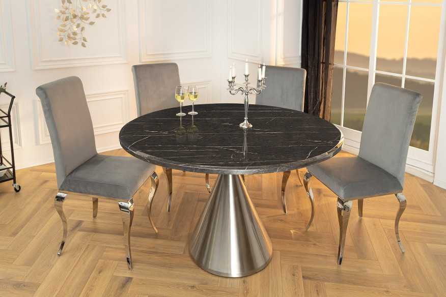 SVART MARMORLOOK & KROM