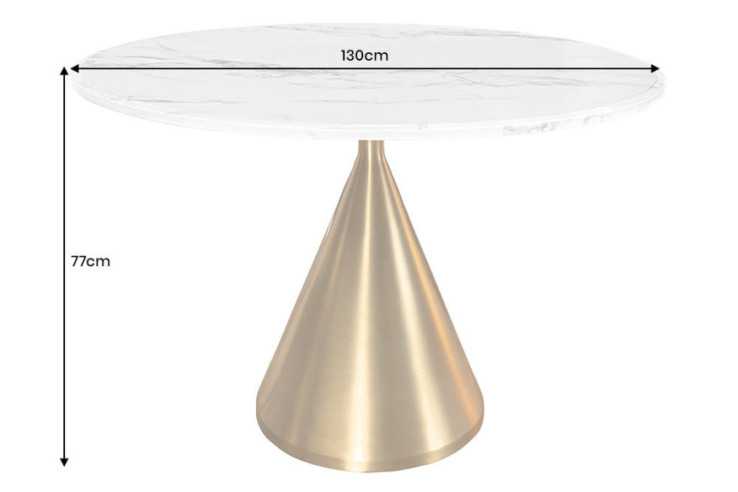 AURORA - 130CM RUNT MATBORD