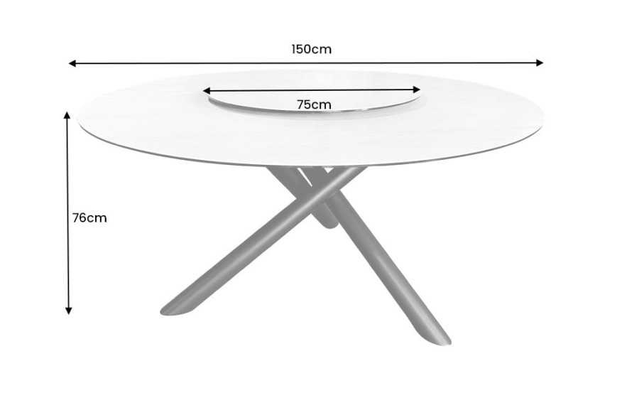 LYRA - 150CM MATBORD